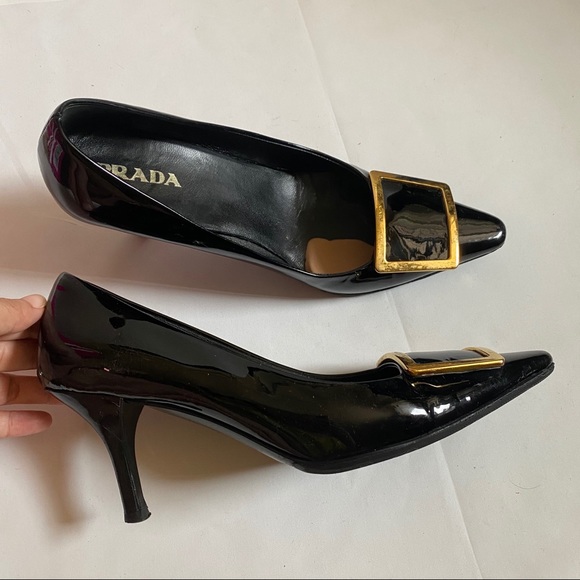 Prada black shoes sz 36.5 - Picture 8 of 8